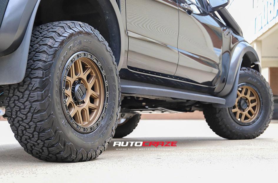 FORD RANGER RAPTOR MESA MATTE BRONZE BLACK LIP